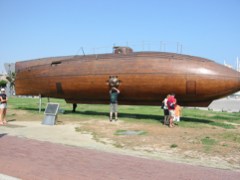 Wooden submarine